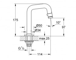 GRIFO LAVABO GROHE